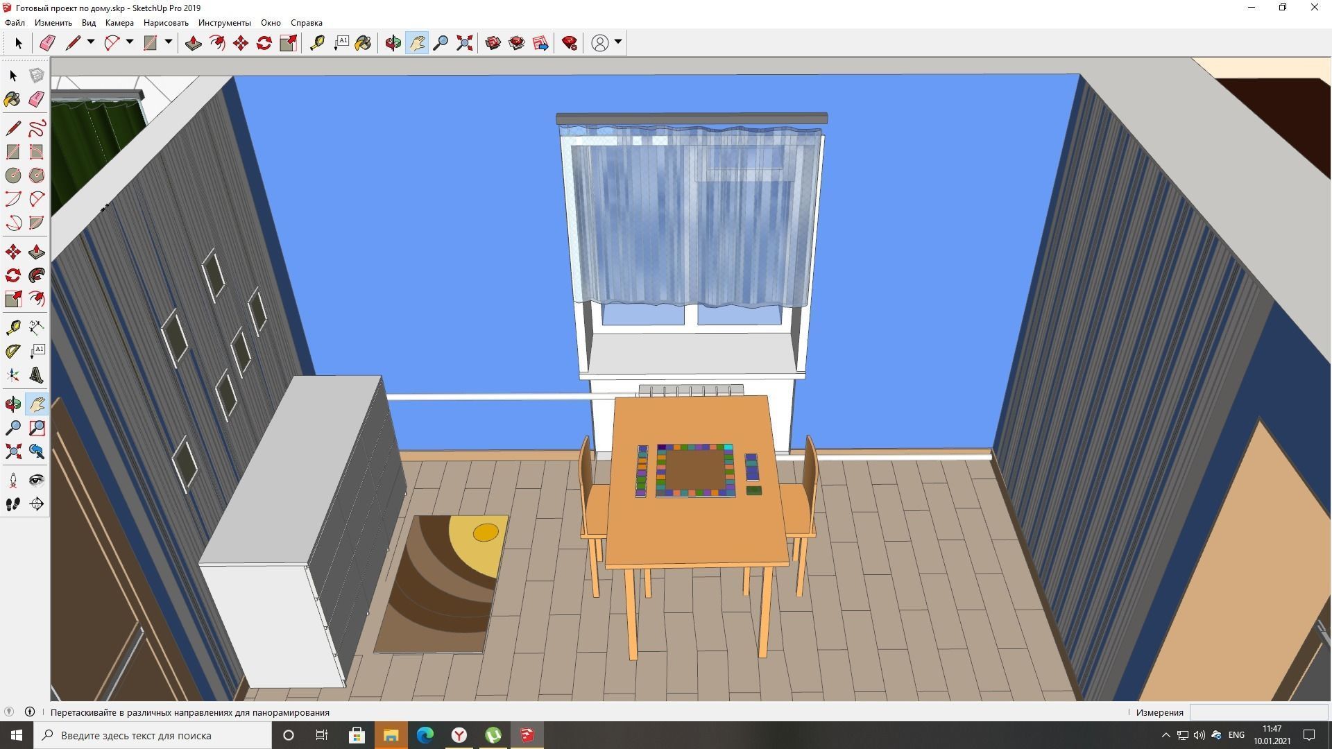 Large house of about 80 sq m 3D model_6