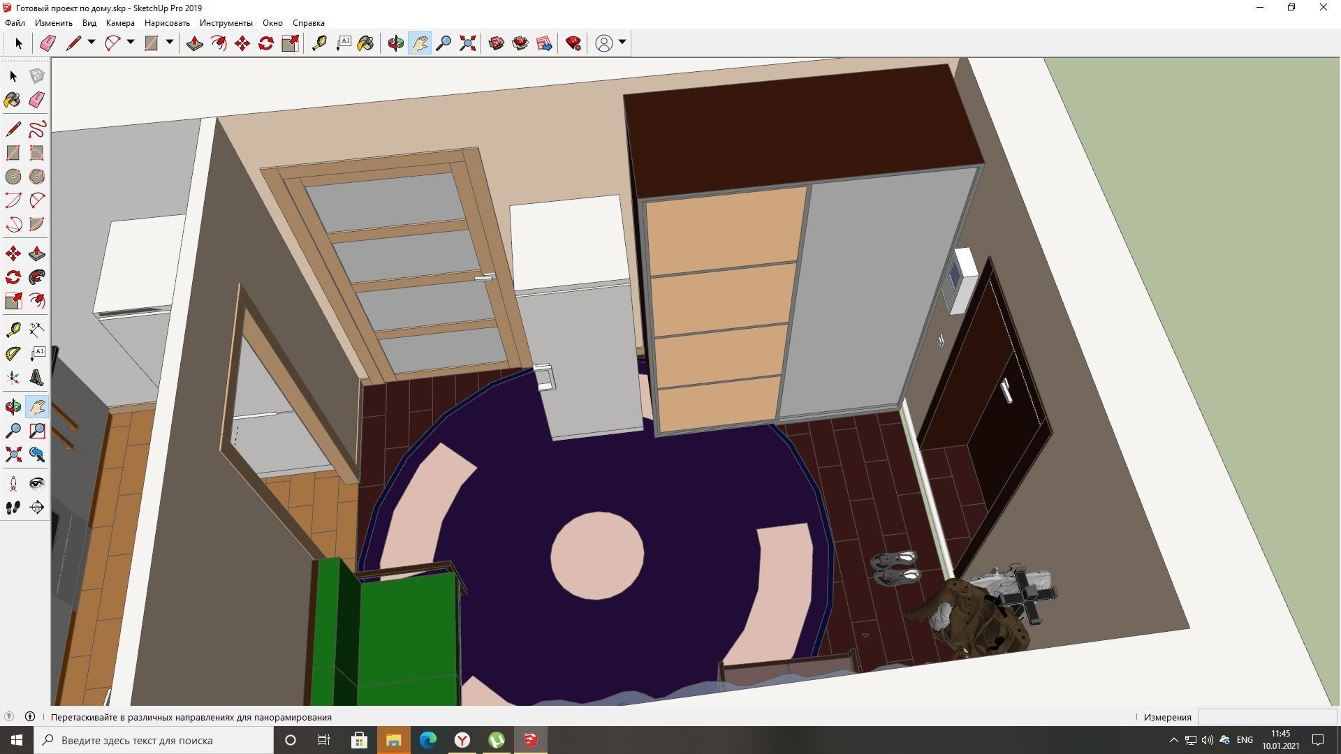 Large house of about 80 sq m 3D model_2