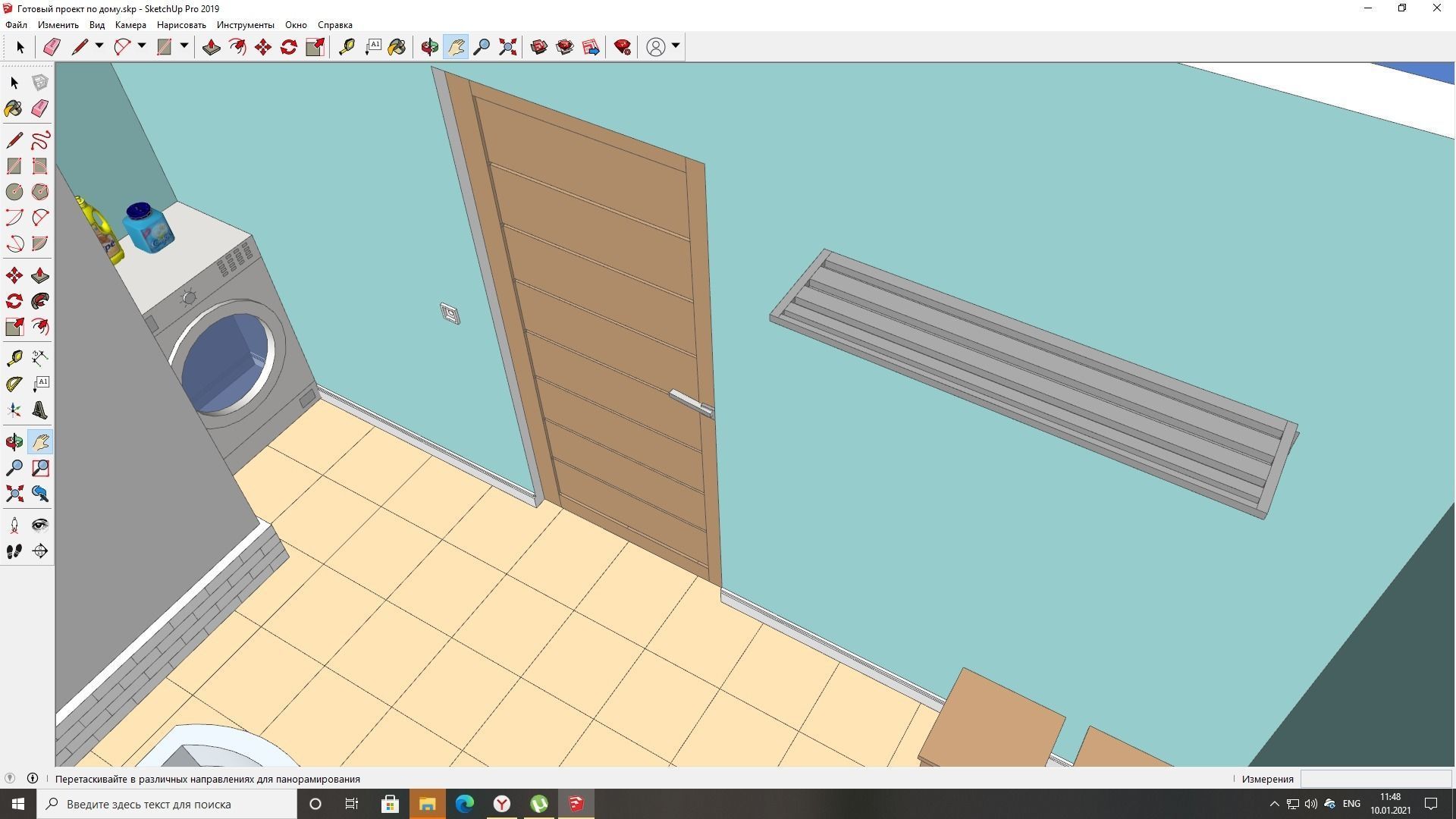 Large house of about 80 sq m 3D model_9