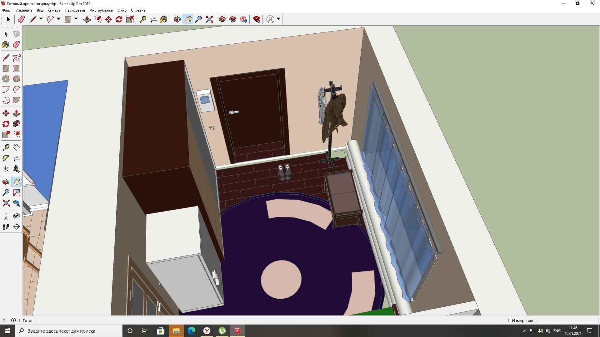 Large house of about 80 sq m 3D model_3