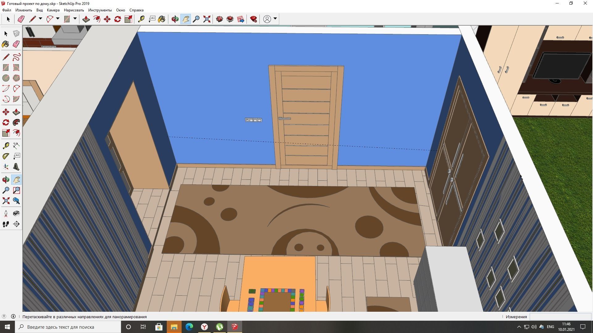 Large house of about 80 sq m 3D model_5