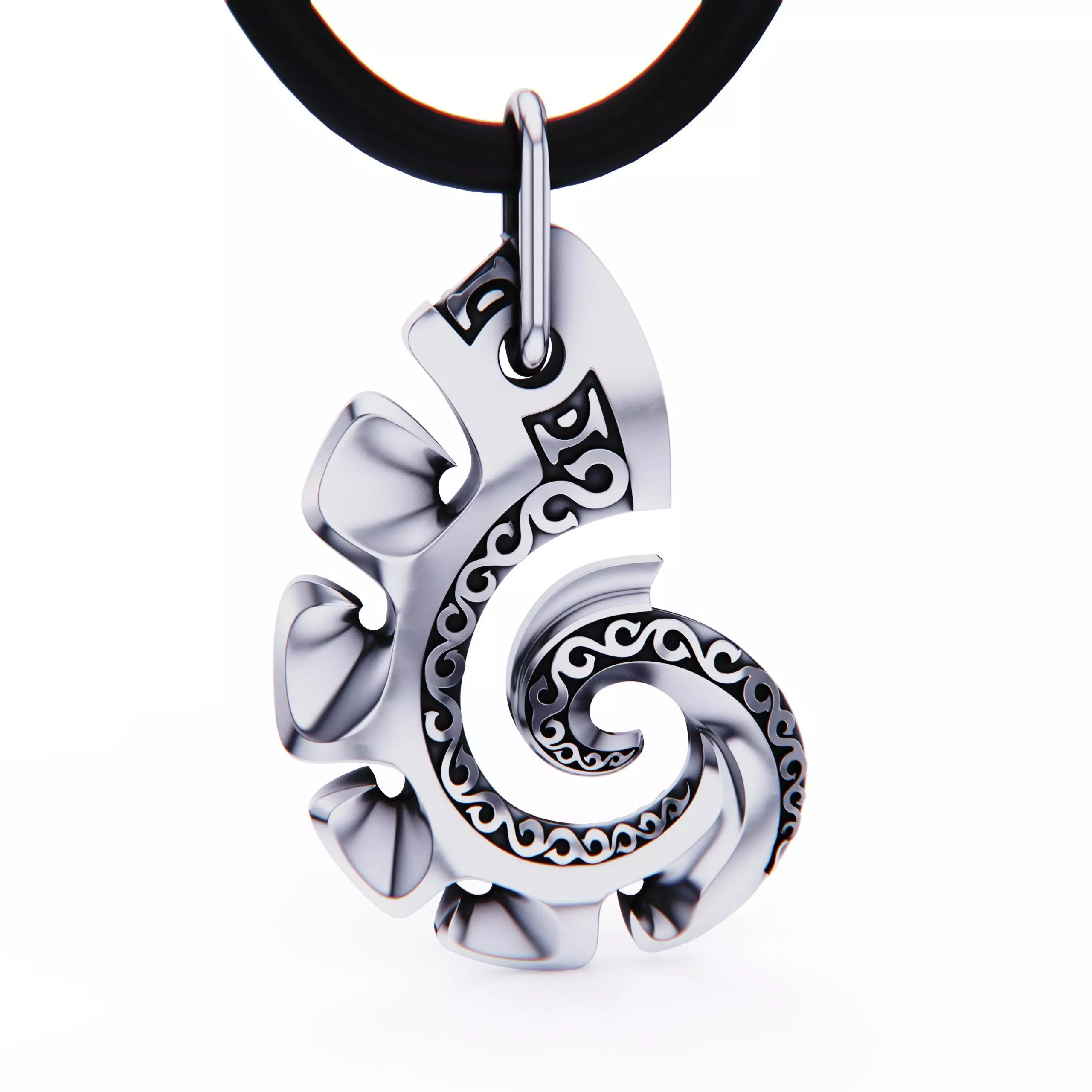 Hei Matau Necklace 3D print model