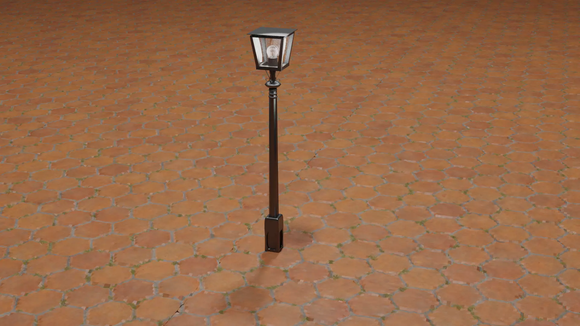Classic Street Light Free 3D model