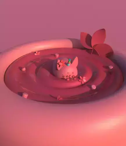 Bowl of Flower 3D model
