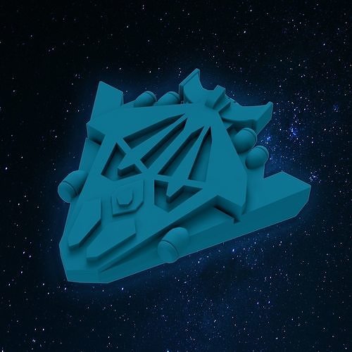 Circadians First Light - First player ship token 3D print model