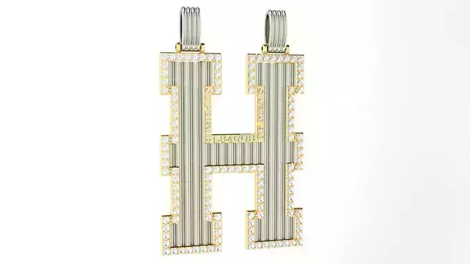 Pedant Letter H SUPREME LEAGUE OF MAN S