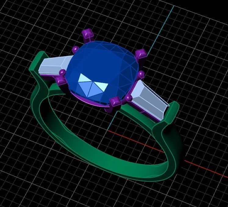 Ring pl32 3D print model_10