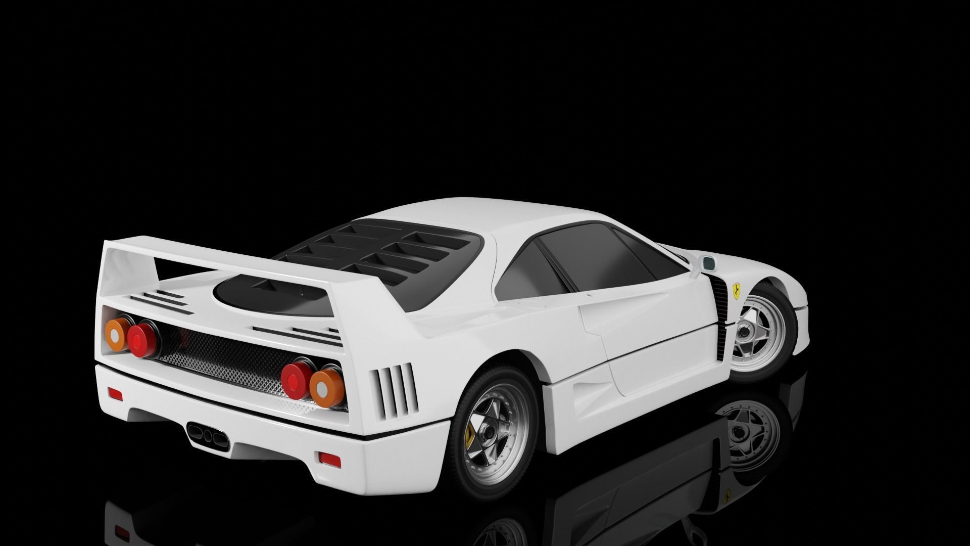 Ferrari F40 3D model_7