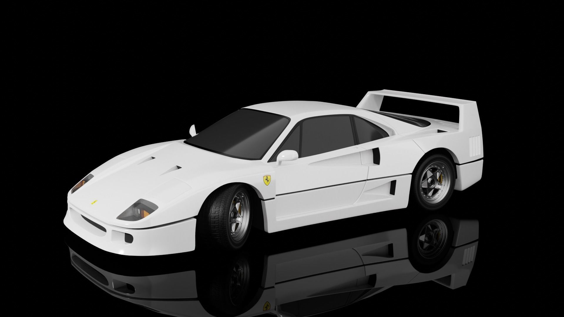 Ferrari F40 3D model_1