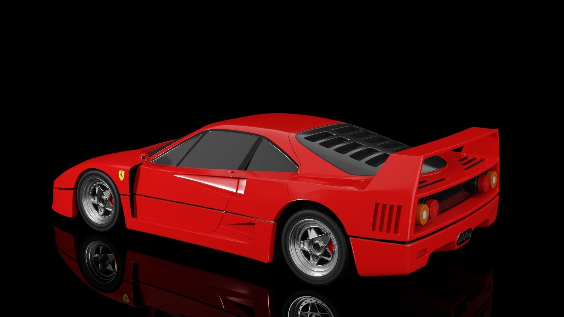 Ferrari F40 3D model_4