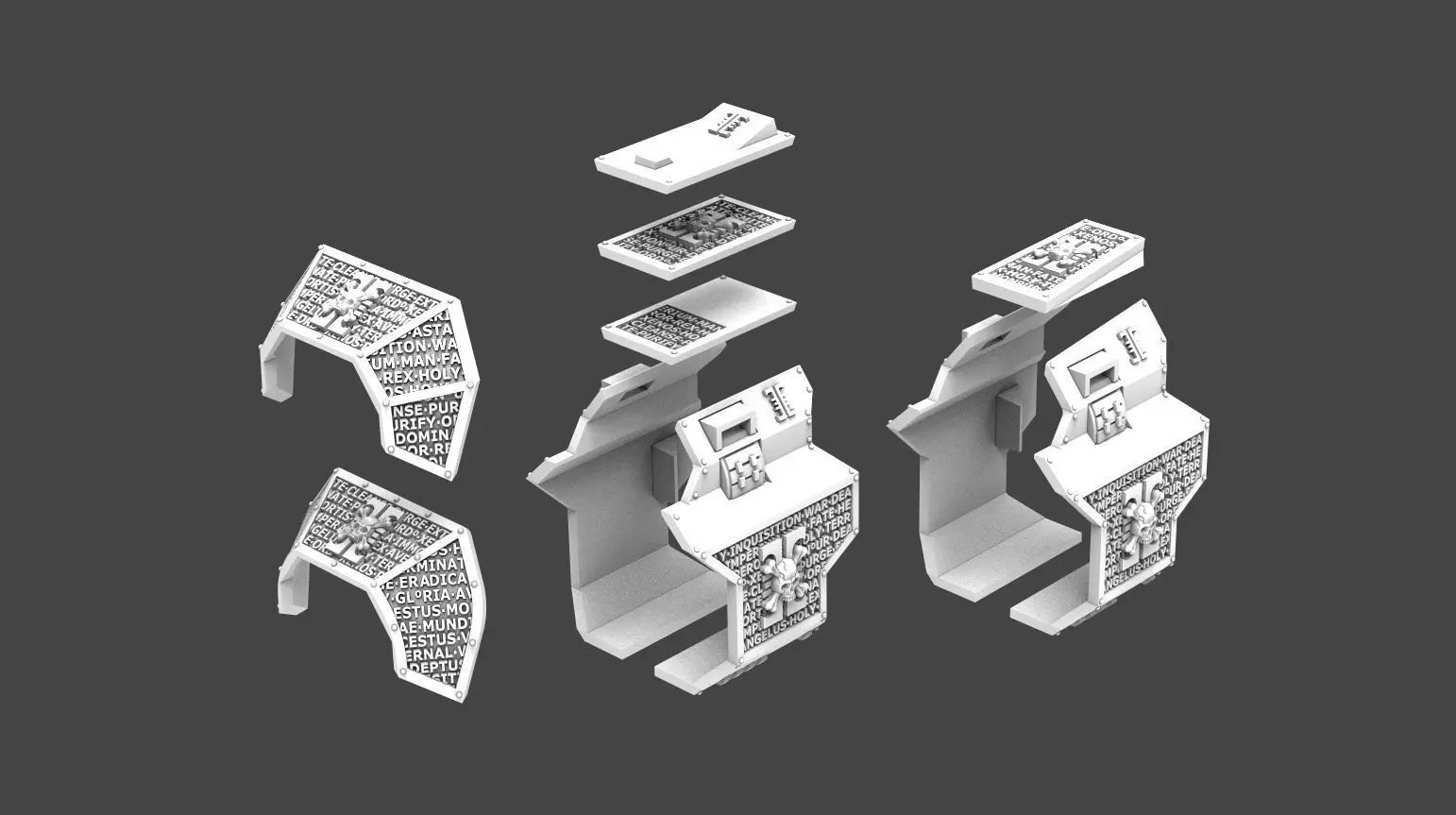 Deathvigil Outrider Bike Fairings 3D print model_0