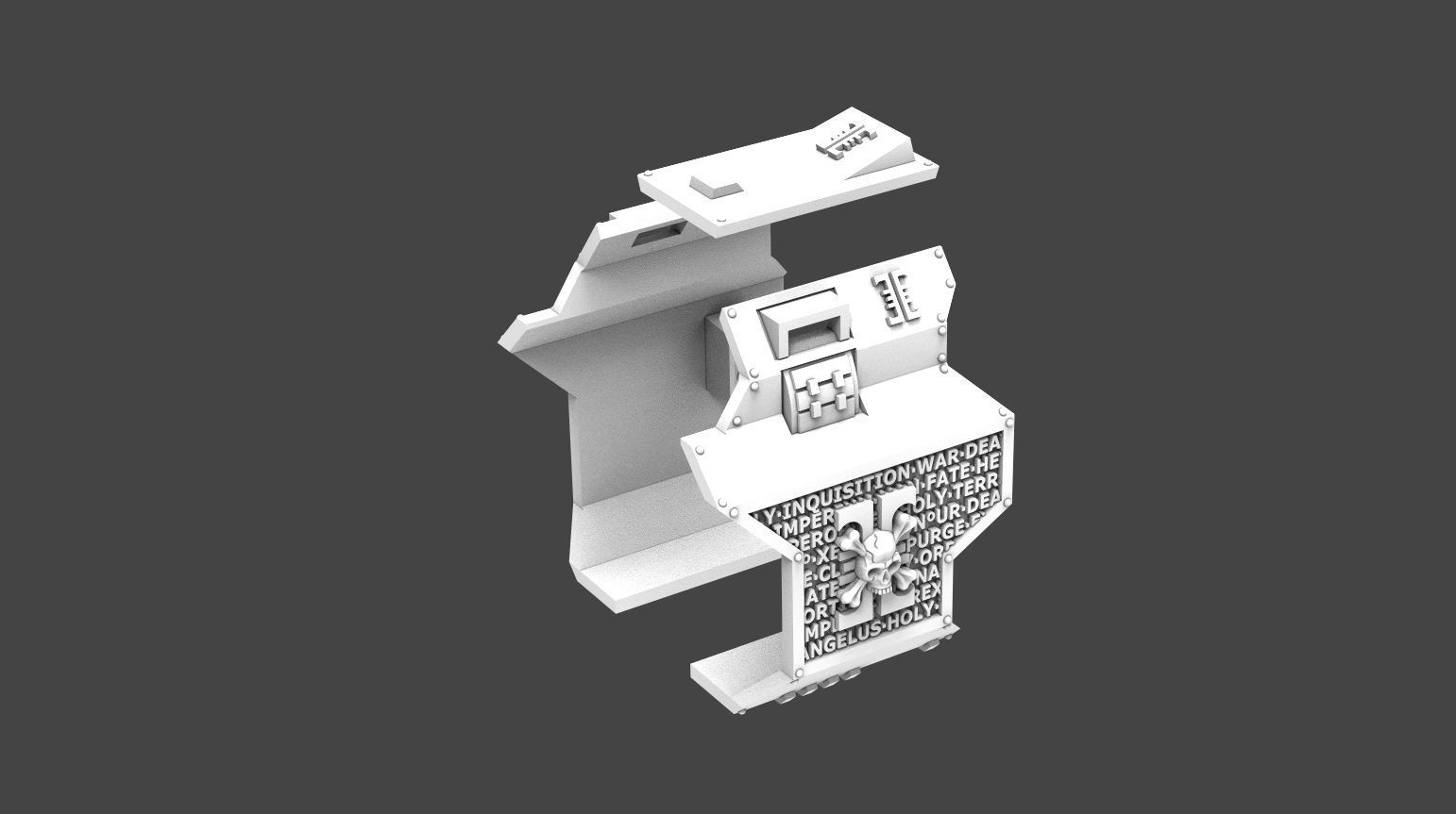 Deathvigil Outrider Bike Fairings 3D print model_2