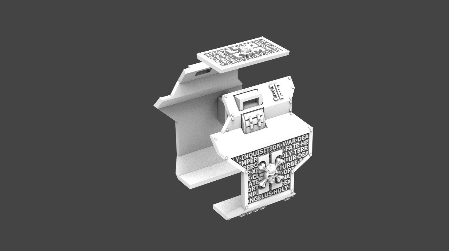 Deathvigil Outrider Bike Fairings 3D print model_3