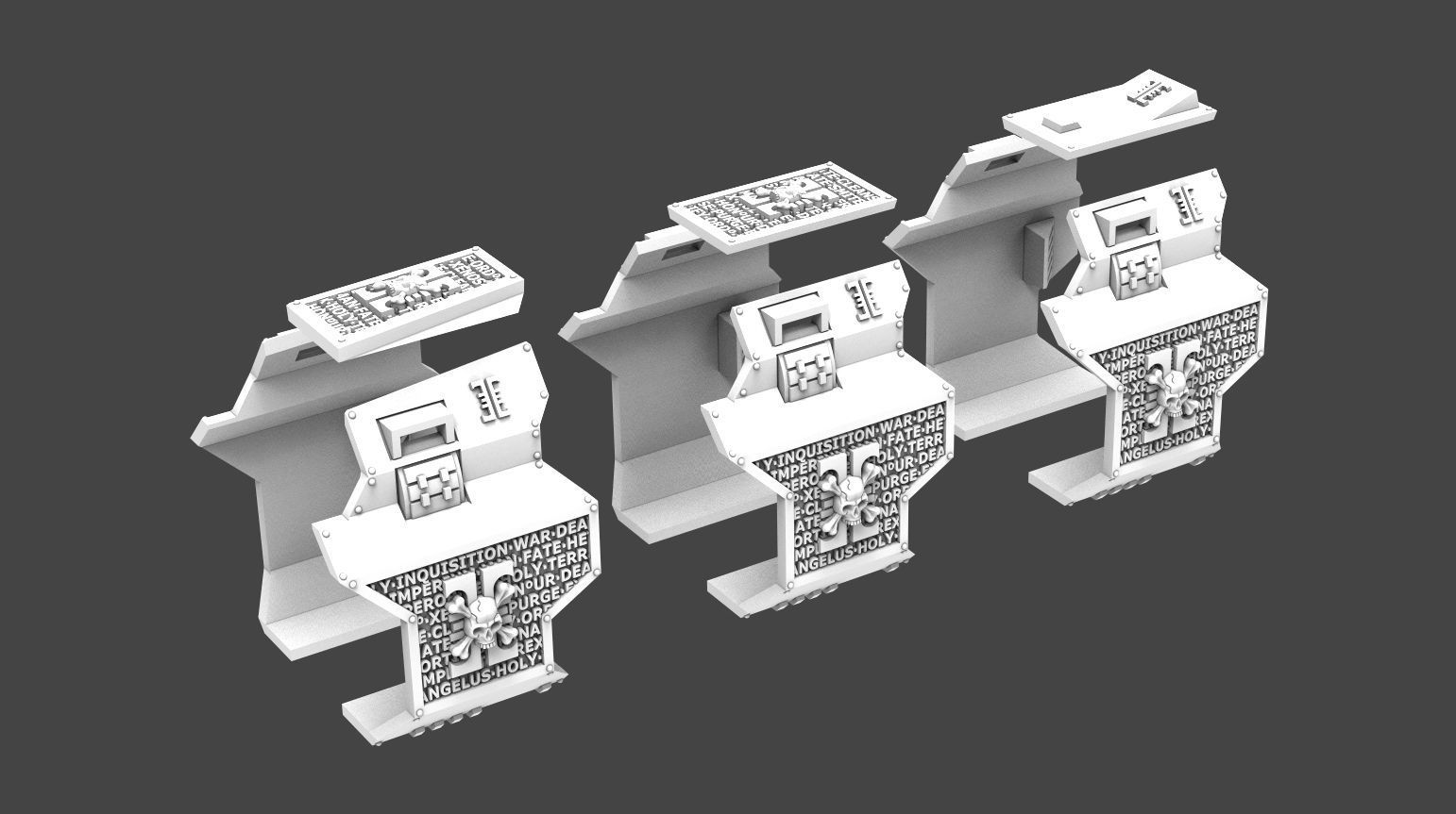 Deathvigil Outrider Bike Fairings 3D print model_4