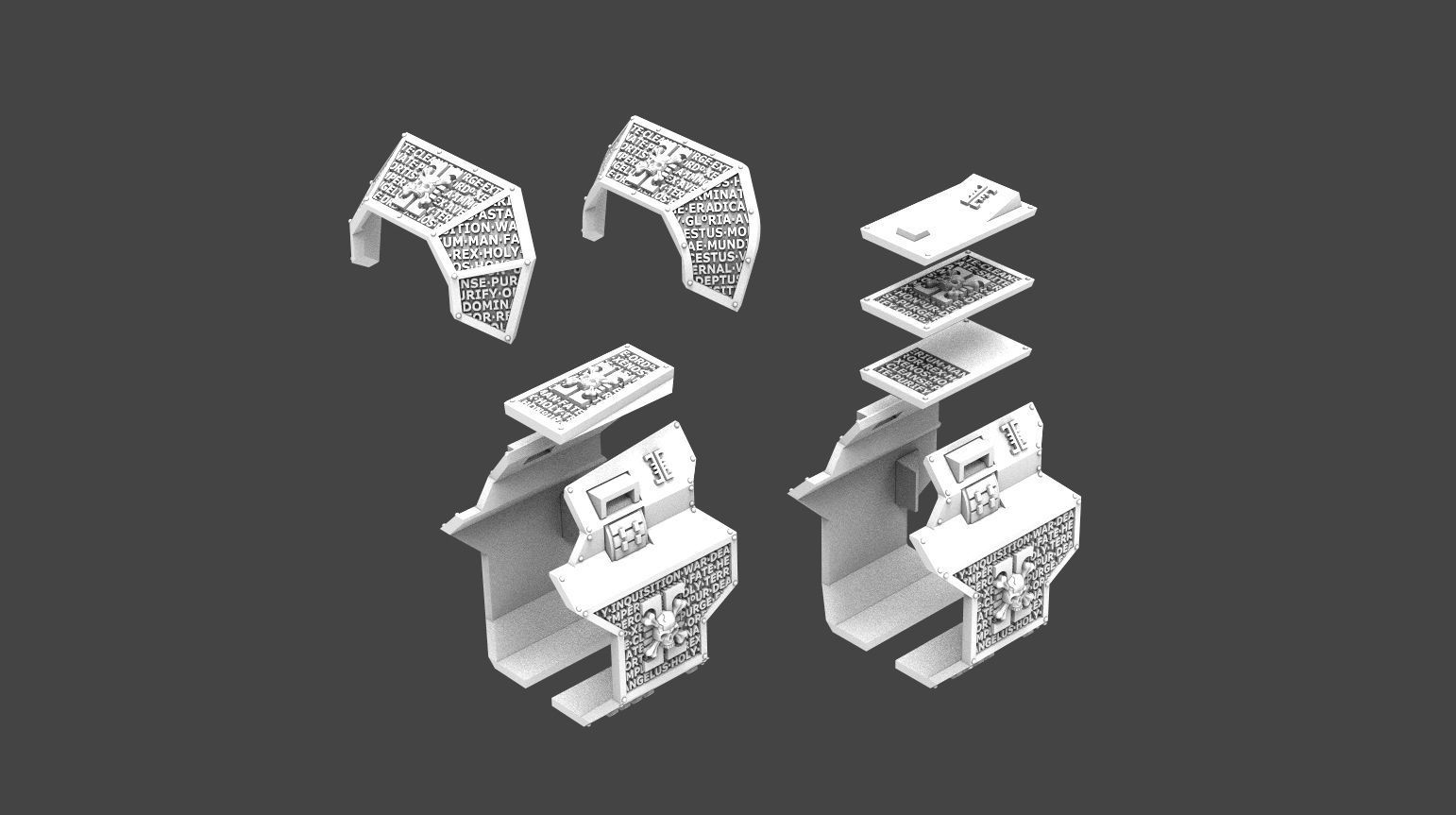 Deathvigil Outrider Bike Fairings 3D print model_8