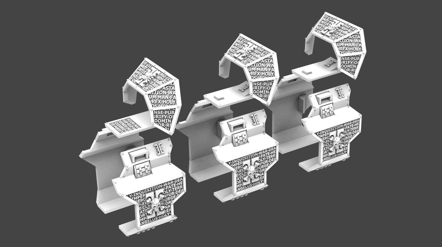 Deathvigil Outrider Bike Fairings 3D print model_5