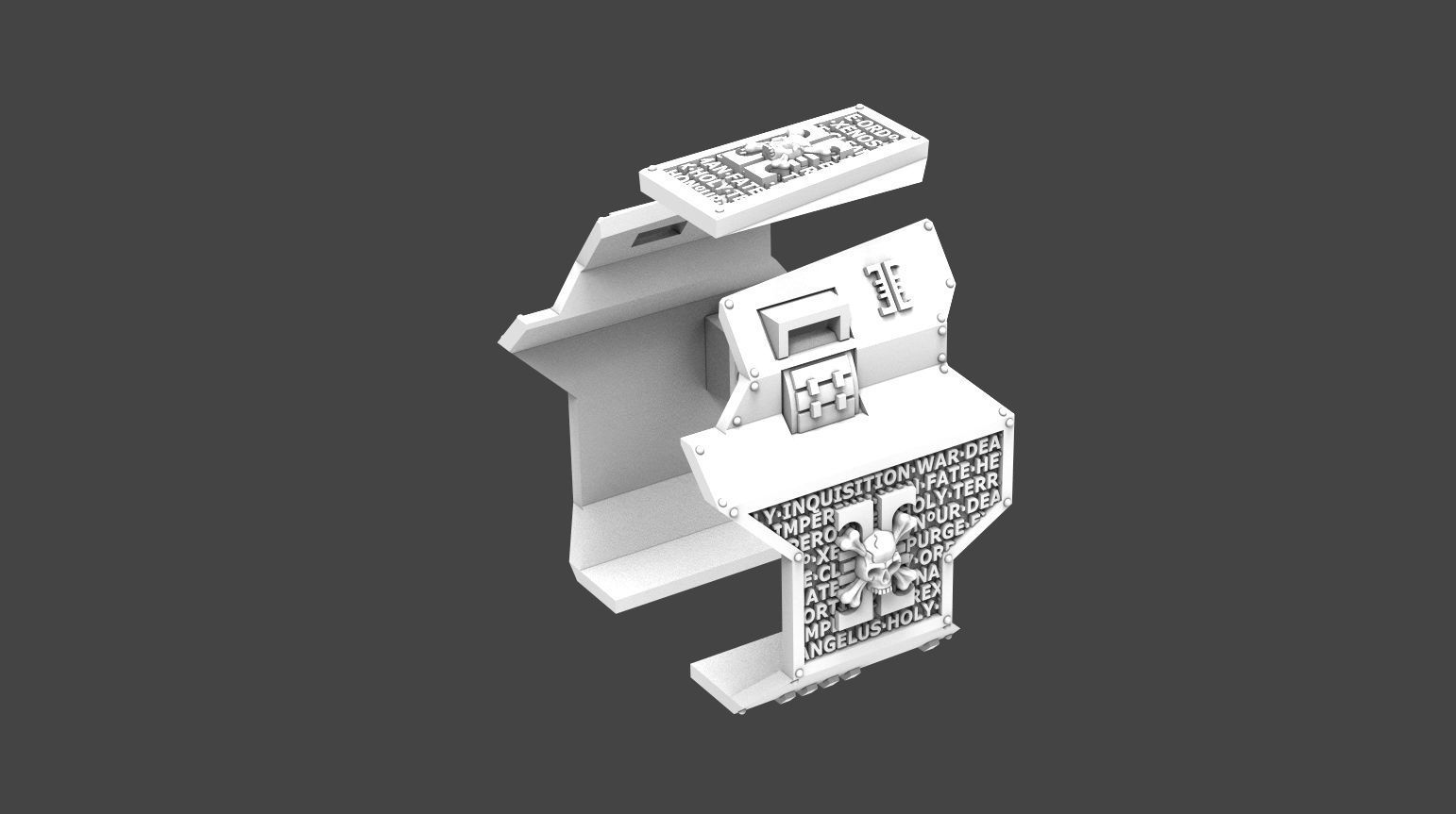 Deathvigil Outrider Bike Fairings 3D print model_1