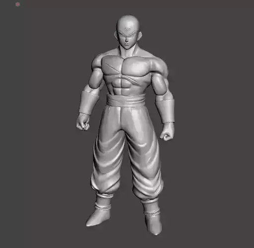 Tien Shinhan Saiyan Saga 3D Model
