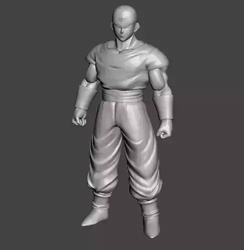Tien Shinhan Dragon ball 3D Model