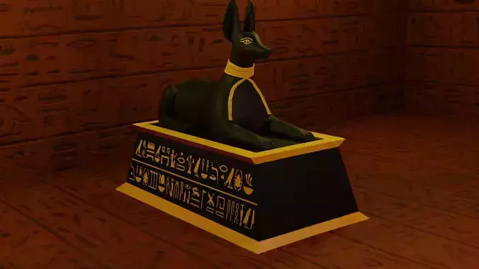 Anubis dog form Sculpture Figure