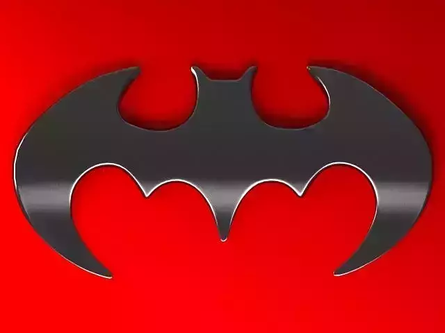 Bat Sticker 3D model