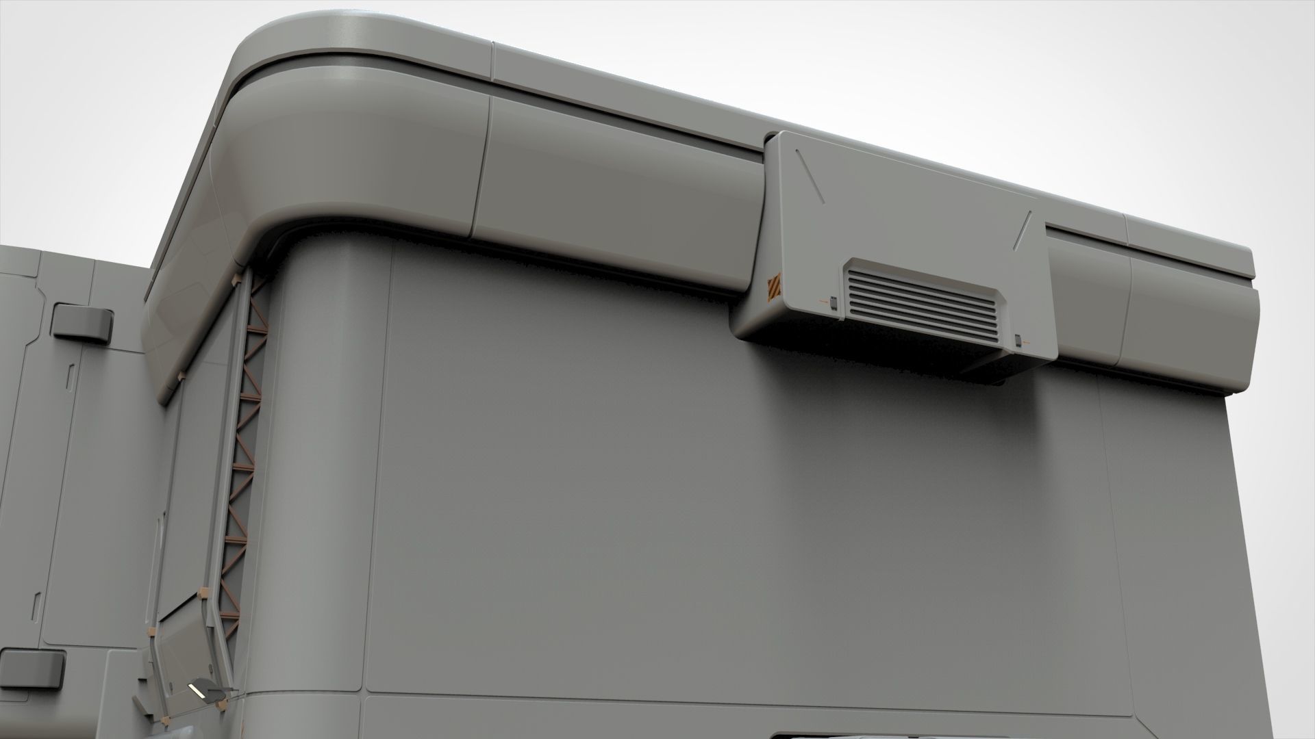 sci-fi architecture 11 3D model_16