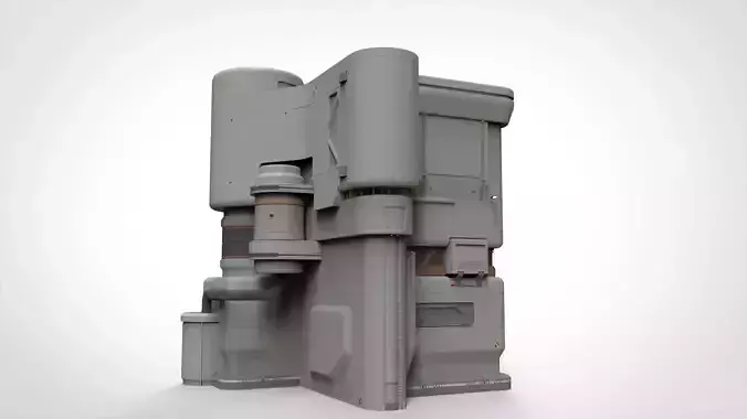 sci-fi architecture 11 3D model