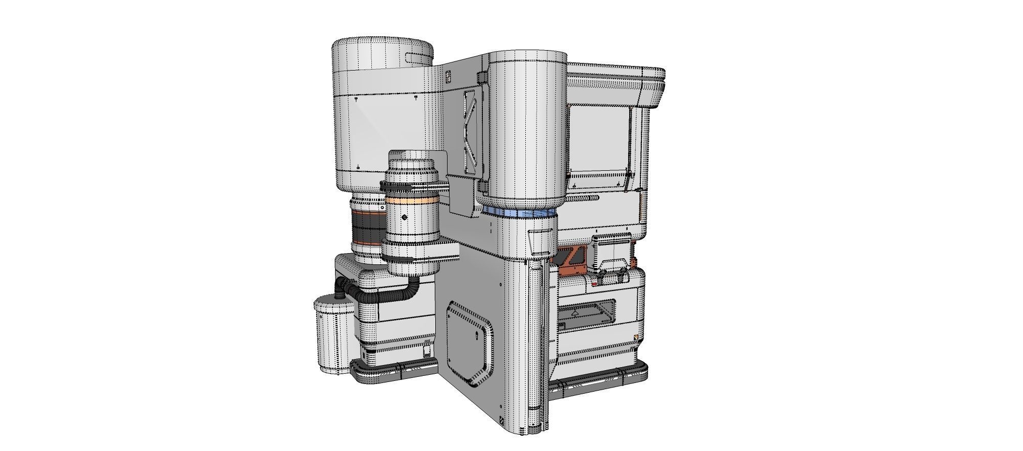 sci-fi architecture 11 3D model_20
