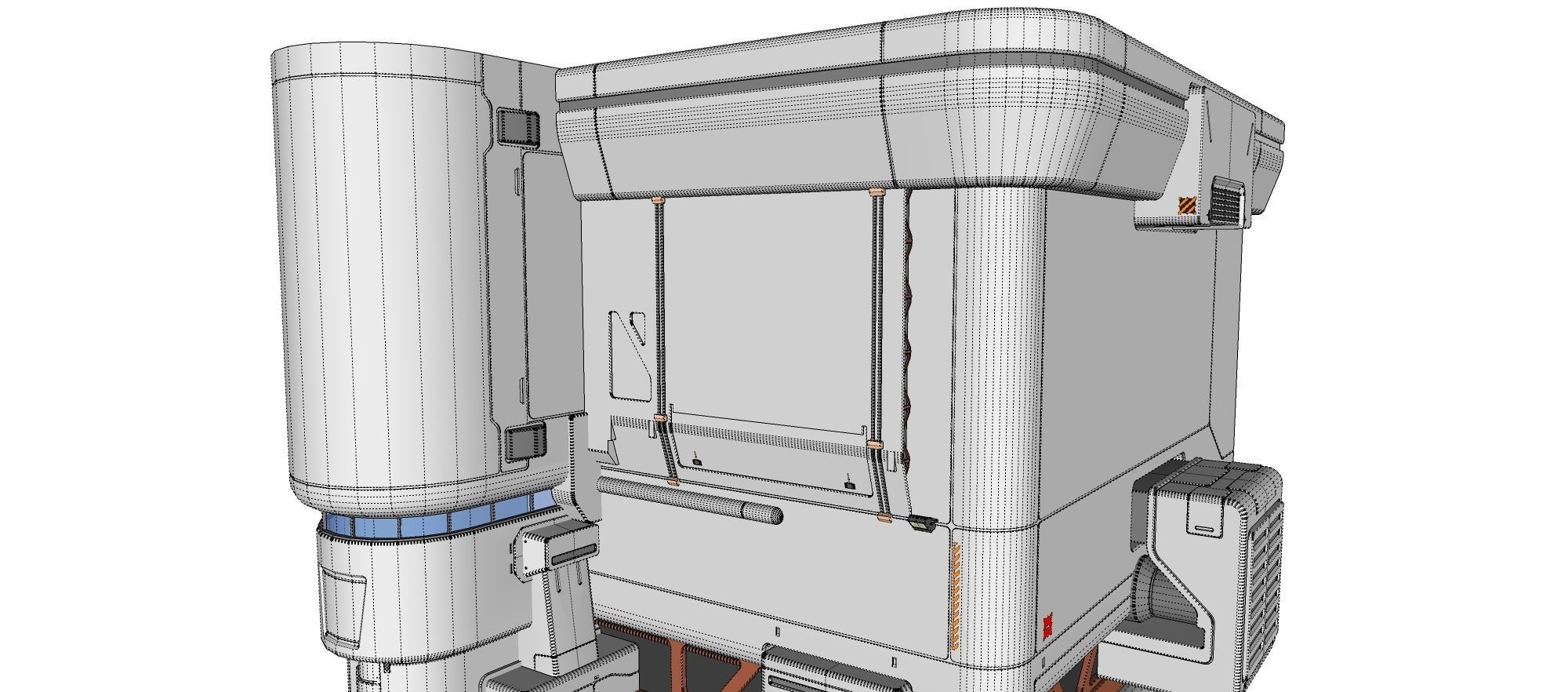 sci-fi architecture 11 3D model_26