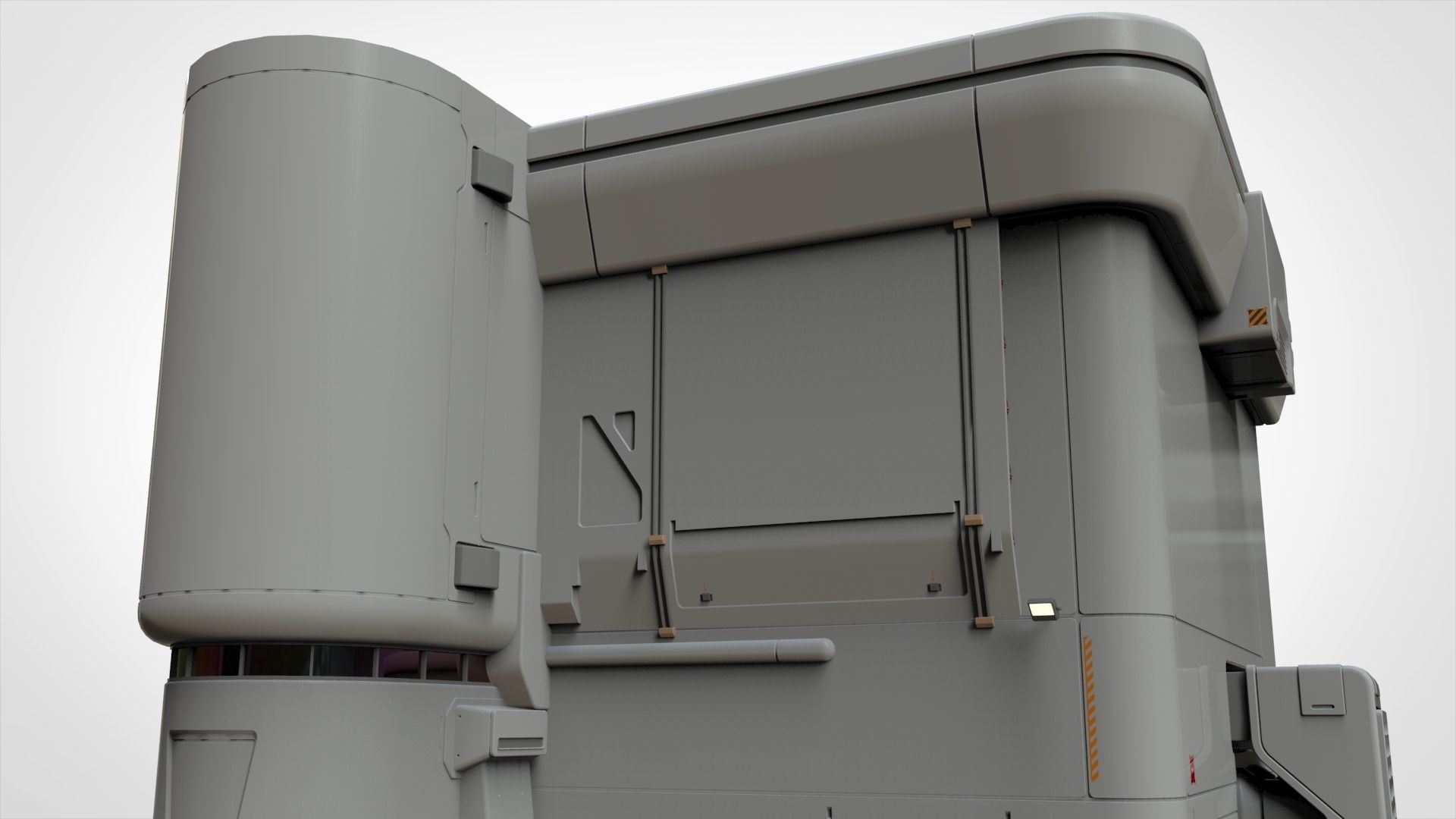 sci-fi architecture 11 3D model_13