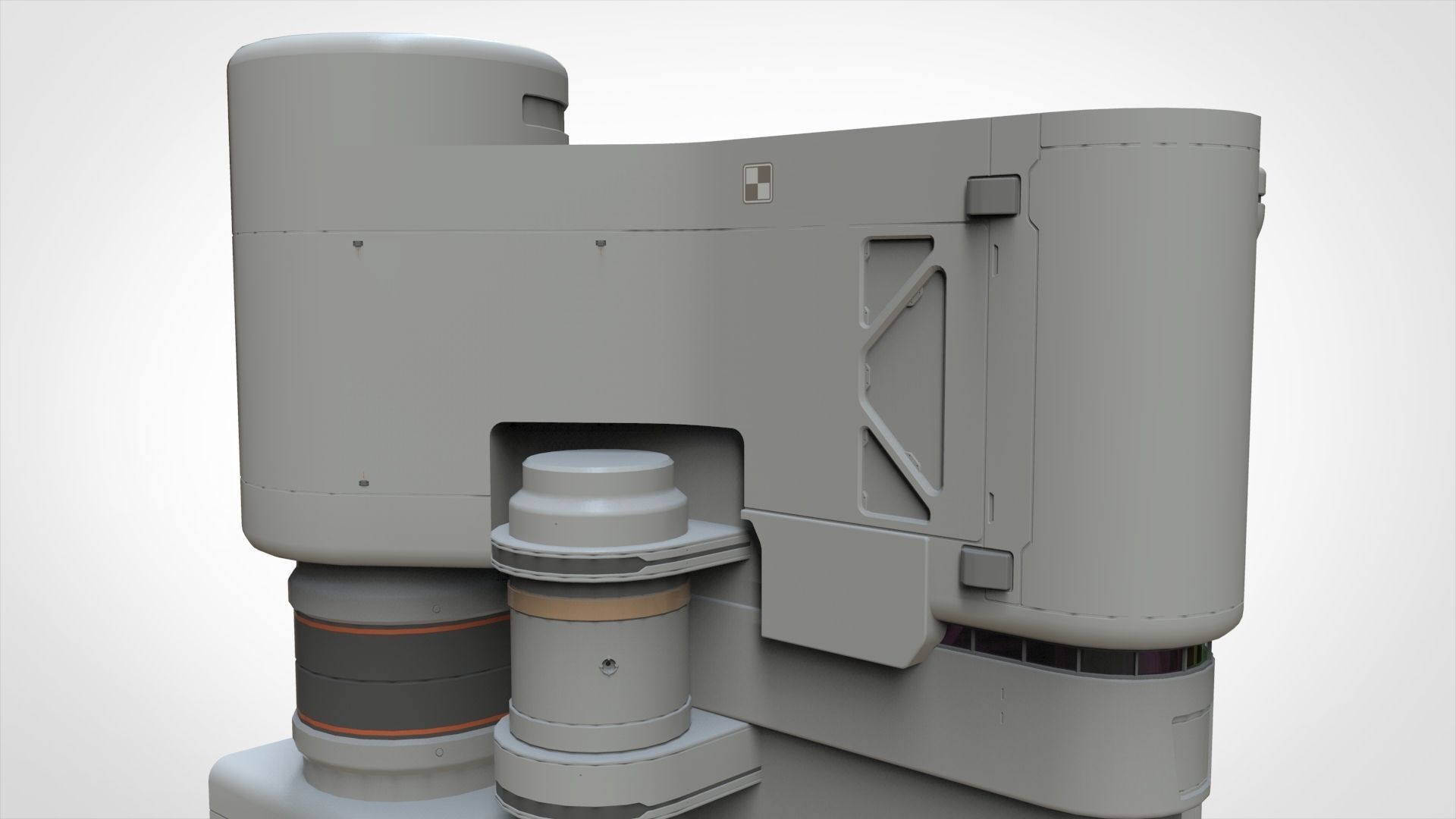 sci-fi architecture 11 3D model_8