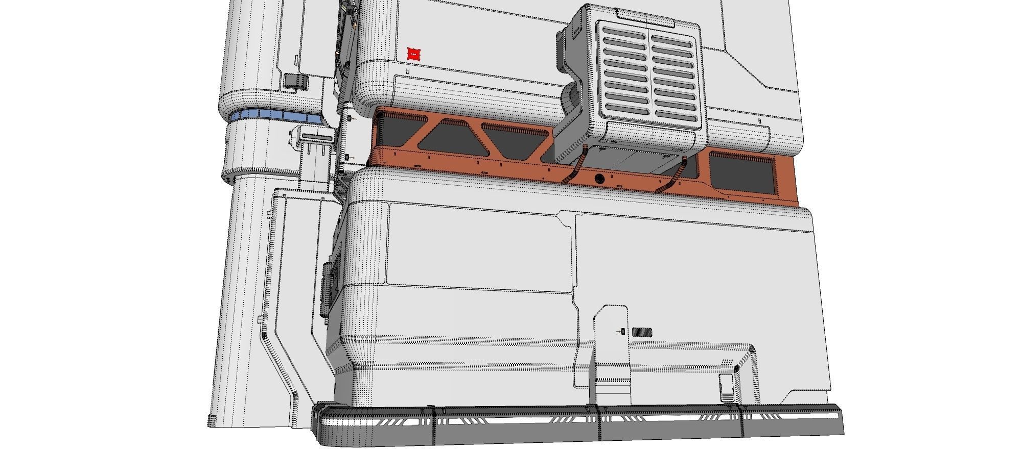 sci-fi architecture 11 3D model_30