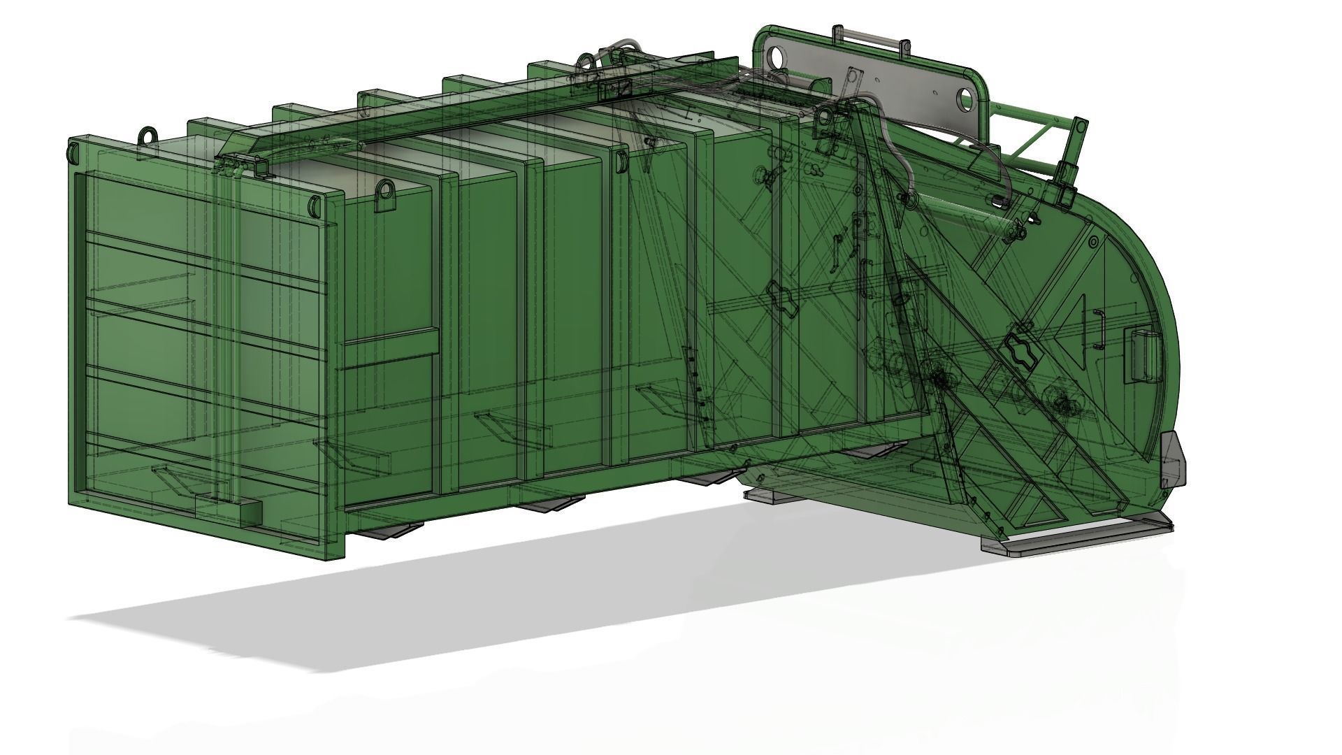 Garbage container 3D model_10