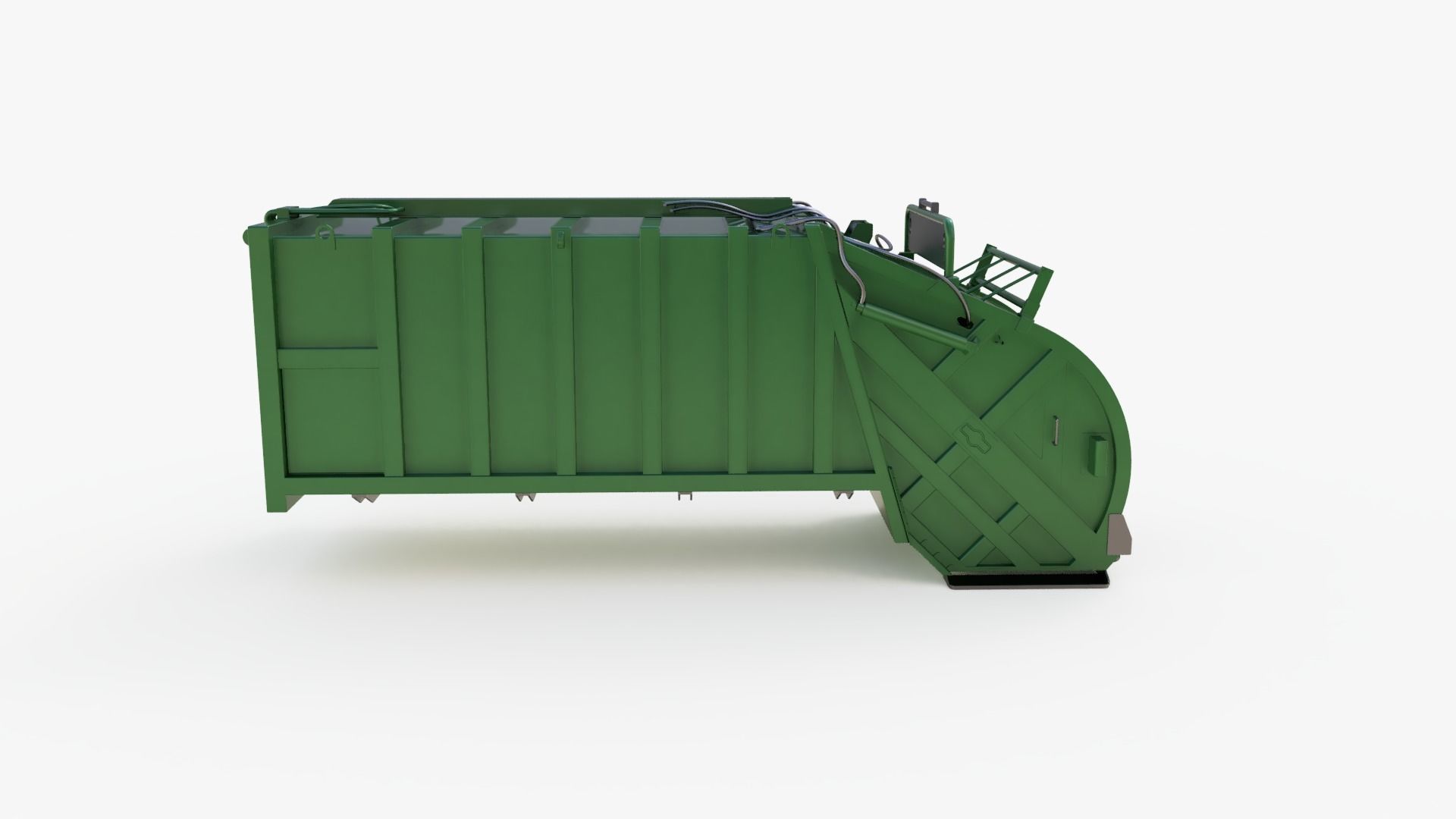 Garbage container 3D model_3