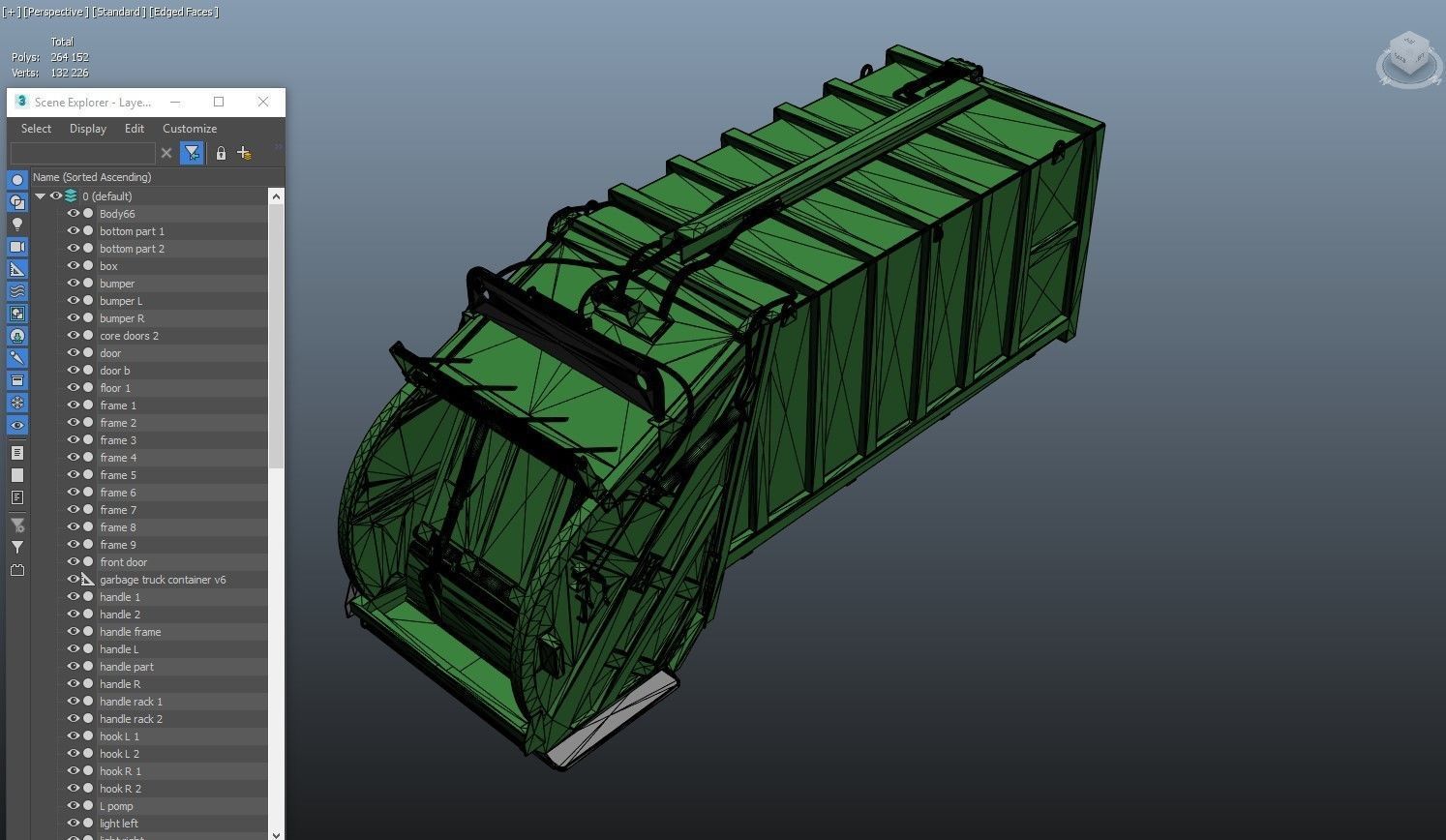 Garbage container 3D model_19