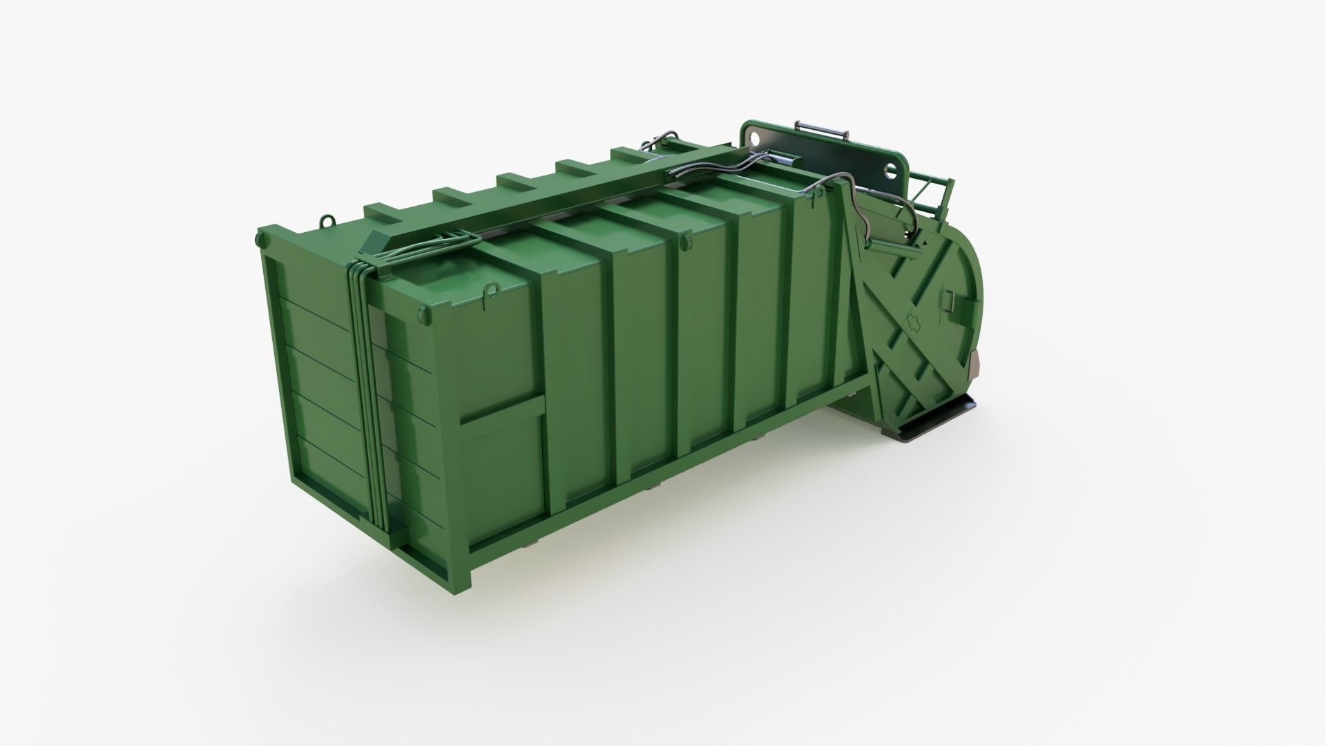 Garbage container 3D model_2