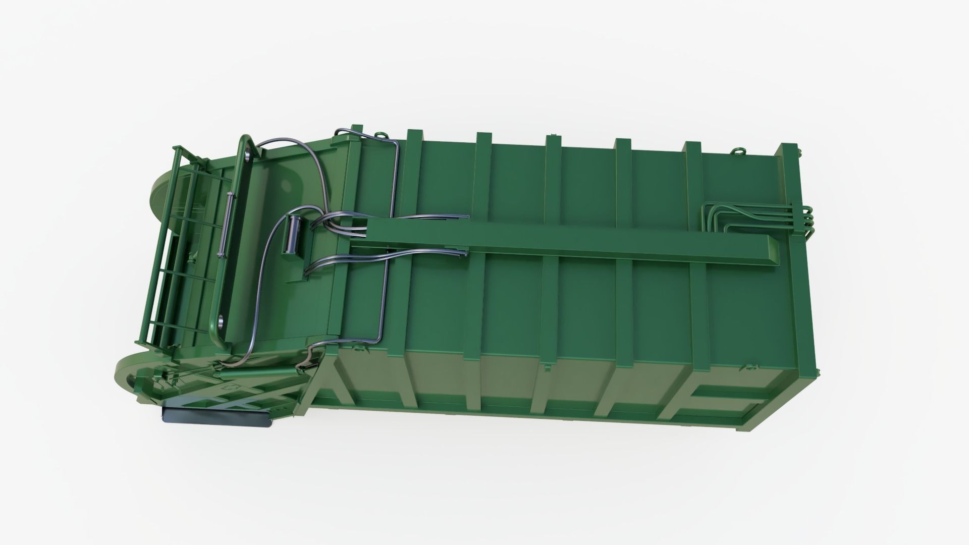 Garbage container 3D model_4