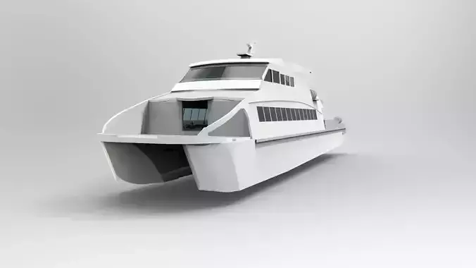 Ferry Catamaran Hull 3D print model