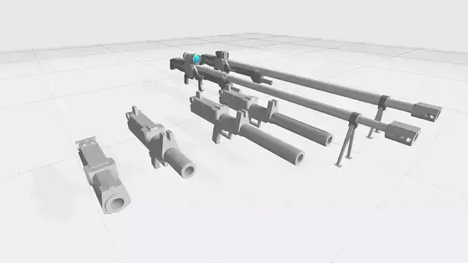 -MHW01-GM spec ops guns V1-2 Customizable 3D print model