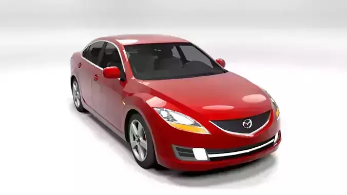 MAZDA 6 4DOOR 2009 LOWPOLY