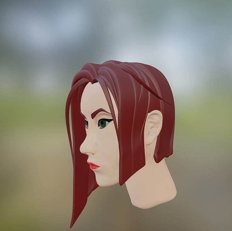 Redhead  3D print model_5