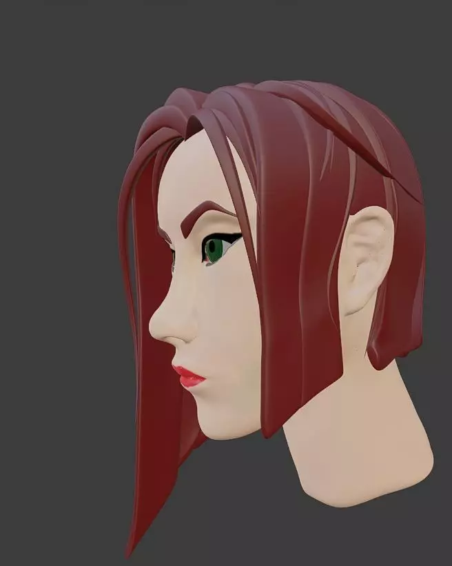 Redhead  3D print model_0