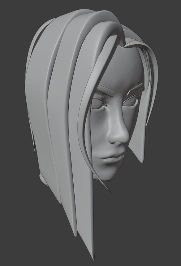 Redhead  3D print model_11