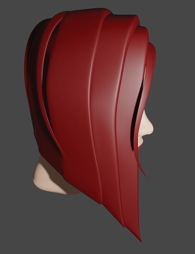 Redhead  3D print model_3