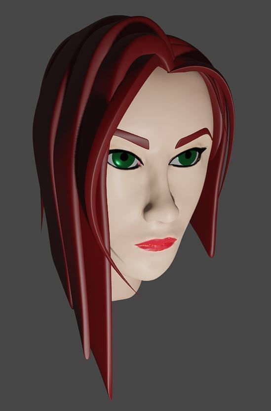 Redhead  3D print model_2