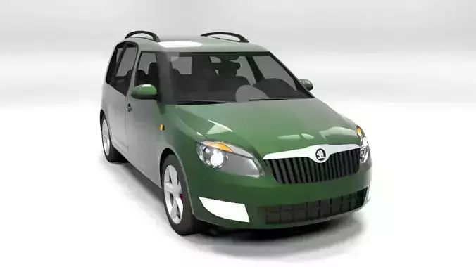 SKODA ROOMSTER 2011 LOWPOLY