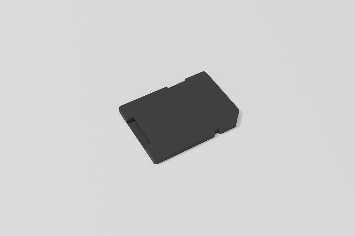 Memory Cards set Low-poly 3D model_17