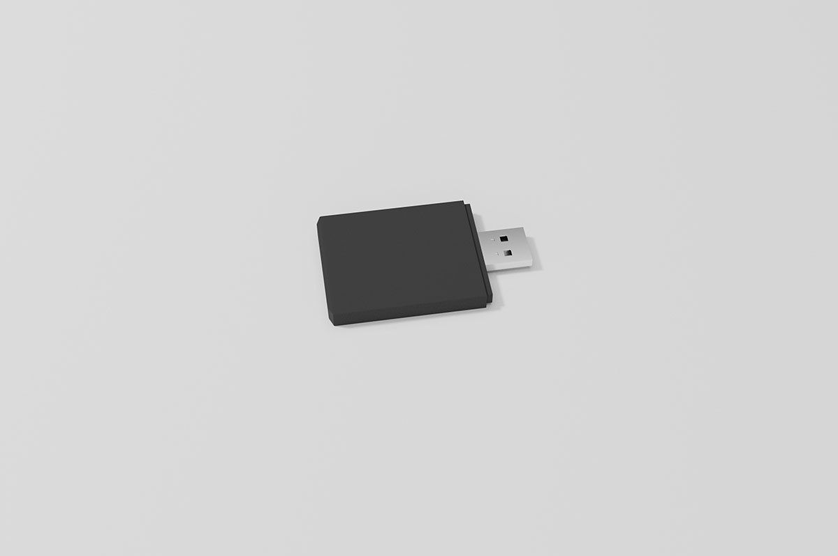 Memory Cards set Low-poly 3D model_25