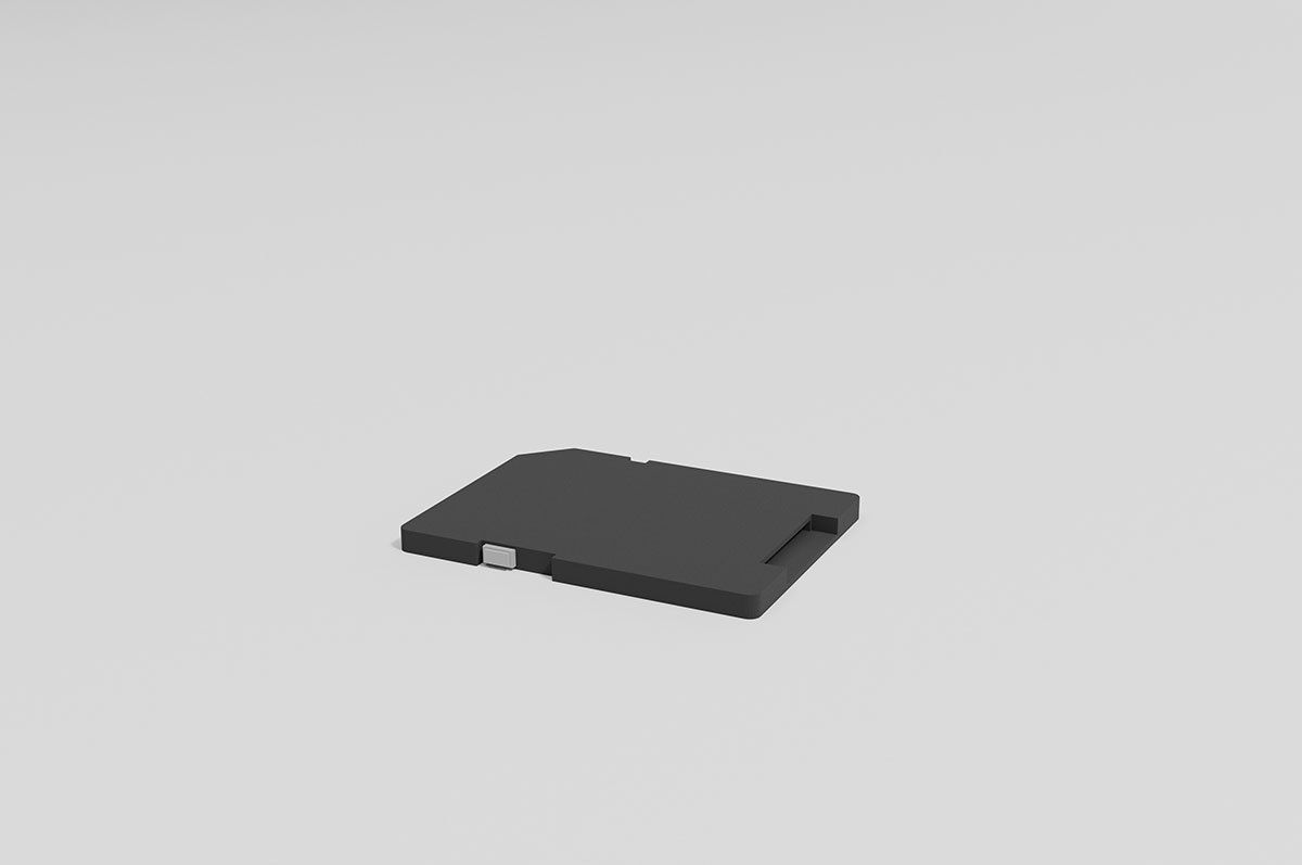 Memory Cards set Low-poly 3D model_13