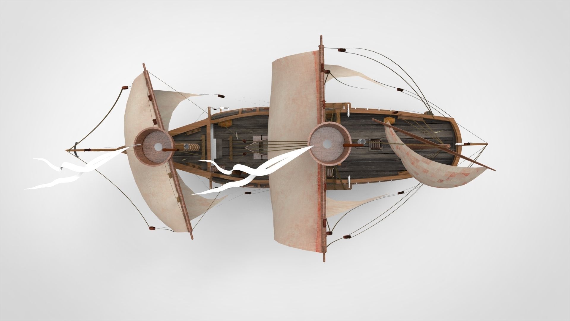 Sailing Ship 3D model_6